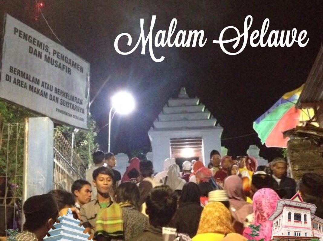 tradisi malam selawe gresik gerbang masuk makam sunan giri » Tradisi Malam Selawe, Edisi Ziarah Akbar di Gresik